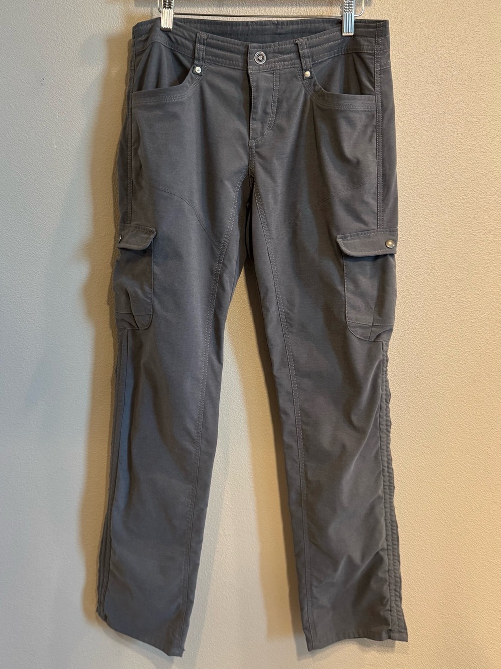 Kuhl Women's Gray Ruched Cargo Hiking Pants